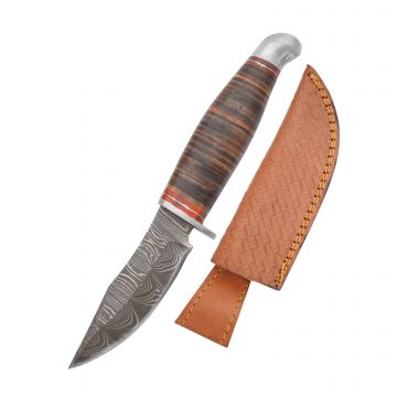 Old Ram Handmade Damascus Fixed Blade Hunting Knife DM-560